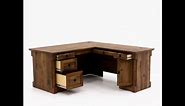 SAUDER Palladia Vintage Oak L-Shaped Desk 420606