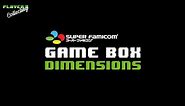 [INFO] Super Famicom (SNES) Game Box Dimensions