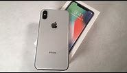 iPhone X Silver Unboxing & First Impressions
