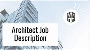 Architect Job Description