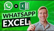How To Send WhatsApp Messages From Excel Using VBA (Free & Easy) 📲