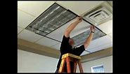 GridMAX Ceiling Grid Cover Installation