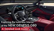 The New GENESIS G80- Exploring the Luxurious Interior (A Detailed Look Inside!)