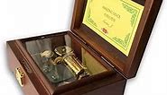 High Class Wooden Music Box with 23 30 50 Note Sankyo Musical Movement (30 Note)