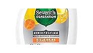 Seventh Generation Disinfecting Spray Multi Purpose Cleaner Lemongrass Citrus Disinfectant Cleaner 26 oz (Packaging May Vary)
