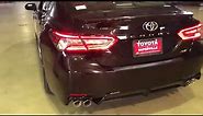 2018 Toyota Camry v6 xse start up and walk around in dark lighting