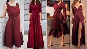 Burgundy Dresses |Burgundy Red Dress Collection |Elegant Casual Dresses For All Events and Seasons