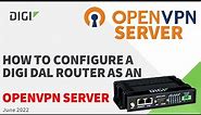 How to configure a Digi DAL router as an OpenVPN server