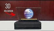 How to make Transparent Hologram Screen | Hologram Projector | Easy Science Project