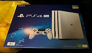 Playstation 4 Pro White Unboxing
