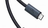 Baseus USB 4 Cable, 240w PD 3.1 USB C to USB C Fast Charging Cable, 40Gbps Data Transfer, Supports 8K HD Video Display for iPhone 15 Pro/15 Pro Max, MacBooks, Type C Laptop, iPad Pro, Hub, Docking
