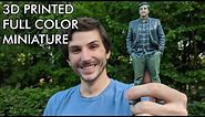 3D Printing a Full Color Selfie from 3D Scan / Making Miniatures of Yourself!