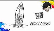How to draw Surfboard