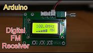 Digital FM Receiver (Radio) Circuit with Arduino + Stereo Amplifier
