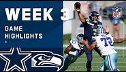 Cowboys vs. Seahawks Week 3 Highlights | NFL 2020