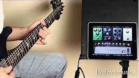 iRig Guitar Interface for iPad/ iPhone + Amplitube iPad Review & Demo