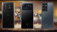 Sharp Aquos R6 VS Samsung Galaxy S21 Ultra VS Xiaomi 11 Ultra | 5G | Comparison
