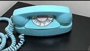 Vintage Blue Princess Phone from 1975 Demo Video