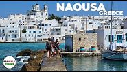 Naousa, Greece Walking Tour - Paros Island - 4K with Captions