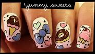 Yummy Sweets Nail Art Tutorial // Pastel Candy Nail Art