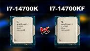 Intel Core i7-14700K vs i7-14700KF What is the update? | intel | Gaming Cpu