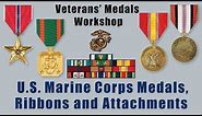 Marine Corps Decorations, Medals, Unit Awards, Ribbons and new Devices and Attachments
