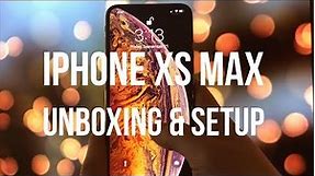 iPhone XS MAX GOLD - Unboxing and Setup