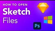 How to Open a Sketch File on Windows, Mac and Photoshop