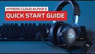 HyperX Cloud Alpha S - Quick Start Guide