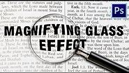 Magnifying Glass Effect | using Adobe Photoshop
