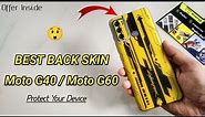 Best Back Skin Ft. Moto G40 Fusion / Moto G60 |🔥| Best skin for moto g40 fusion / moto g60