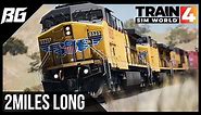 Long Heavy Freight Train to L.A. | Train Sim World 4 Antelope Valley
