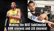 How to Sublimate Arm sleeves and leg sleeves by Silky Socks