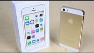 Iphone 5s 64gb gold unboxing and review