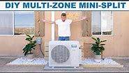 DIY Multi-Zone Ductless Mini Split AC & Heating System | MR Cool Install 2021