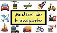 Medios de transporte (Terrestres, aéreos y acuáticos)