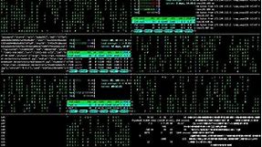 Matrix hacking screen