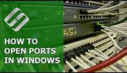 How to Open or Close Ports on PC with Windows 10, 8 7 or Router 🖧🌐🔧