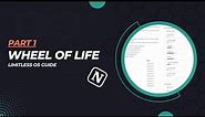 How to Create a Wheel of Life in Notion - Limitless OS Template Guide 1