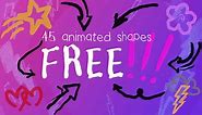 45 FREE Hand-Drawn Animated Shapes and Symbols