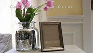 Lawrence Frames 4x6 Juliet Silver Metal Crystals Picture Frame