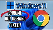 How To Fix Google Chrome Won't Open Load Problem in Windows 11 - Tutorial