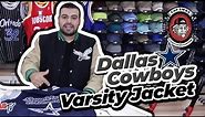 Dallas Cowboys Varsity Jacket with Super Bowl Wins | Lined Cowboys Varsity Jacket