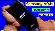 Samsung A04s Hard Reset || Samsung a04s factory reset || a04s unlock pin pattern and password ||