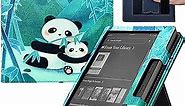 UMUBUHOMS Kindle Oasis Case with Double Hand-held & Stand for 7 Inch Kindle Oasis (10th Generation,2019 and 9th Generation,2017) Auto Sleep & Wake/Magnetic Closure (Cute Panda)
