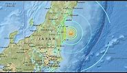 Tsunami Reaches Eastern Japan After Magnitude 7.3 Quake