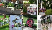 32 Charming Vintage Garden Decor Ideas You Can DIY - Gorgeous Ideas