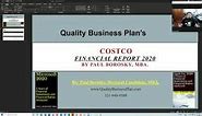 Costco financial statement analysis. Costco Financial Analysis and Financial Ratios. 2022-10-31