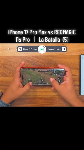 iPhone 17 Pro Max vs REDMAGIC 11s Pro — Comparativa completa