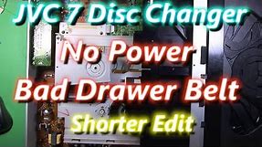 JVC 7 Disc CD/DVD player repair - Edited Version